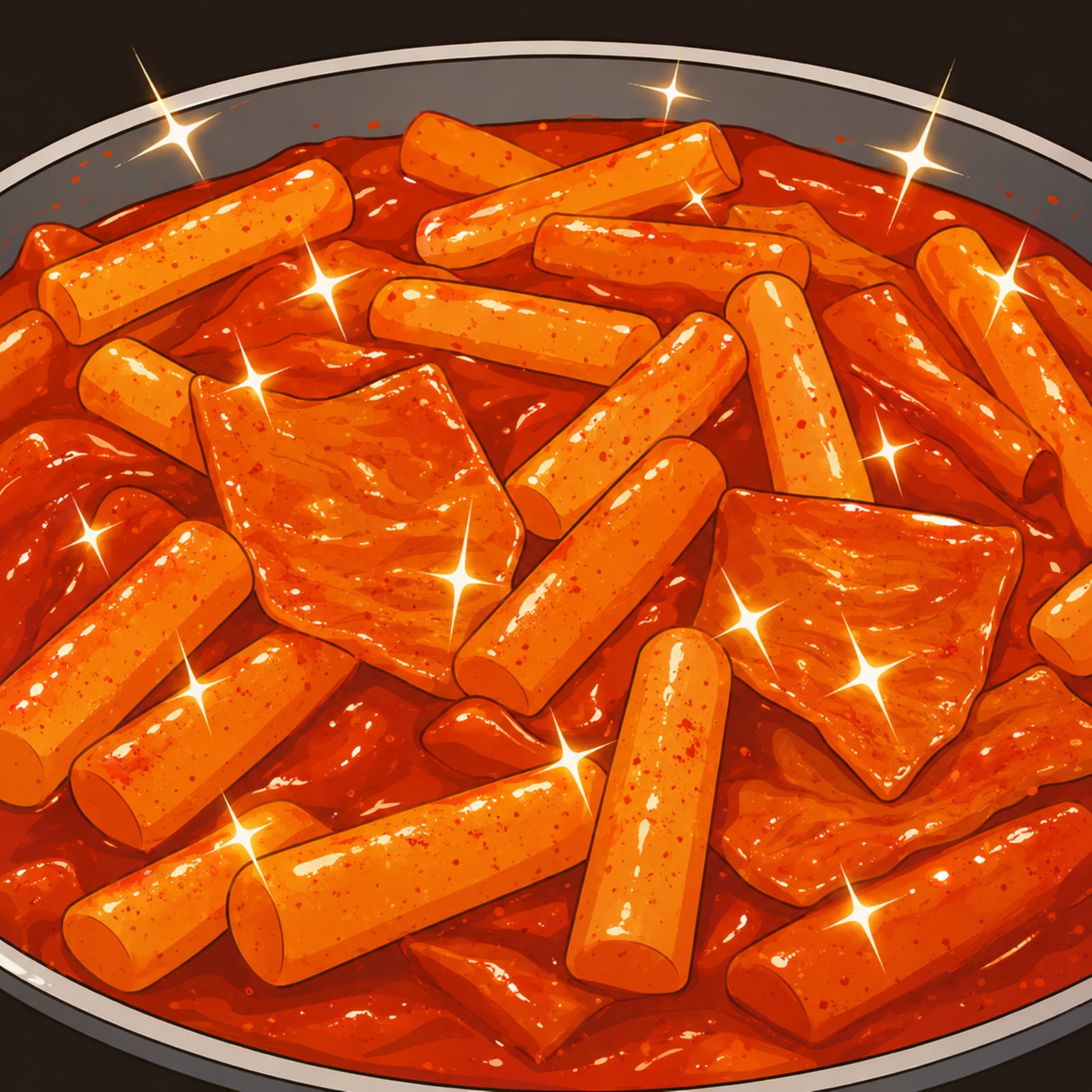 반짝인 떡볶이